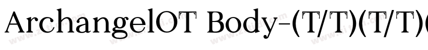 ArchangelOT Body字体转换
